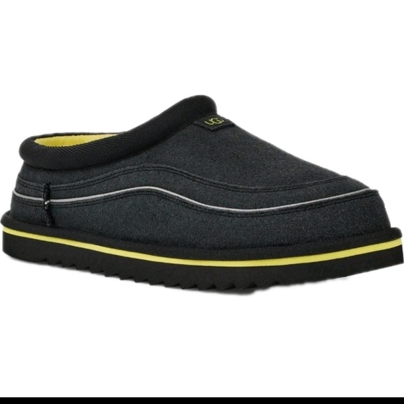 Ugg Mens Blue And Yellow Suede Indoor Outdoor Warm Tasman Cali Wave Slipper 9 main image 11